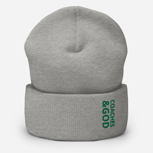 1STAR Coaches &God Irish Cuffed Beanie